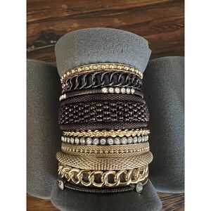 R.J Graziano 10 Piece Bangle Bracelet Set New In Box